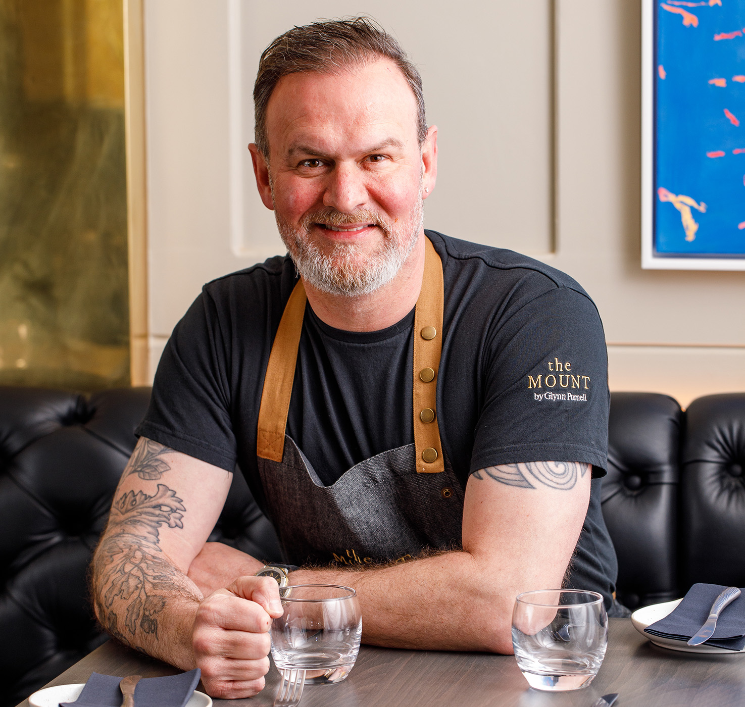 Glynn Purnell at the mount pub